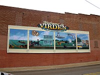 USA - Virden IL - Welcome Mural (10 Apr 2009)